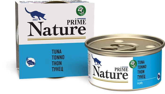 Консервы PRIME NATURE для взрослых кошек с тунцом в желе