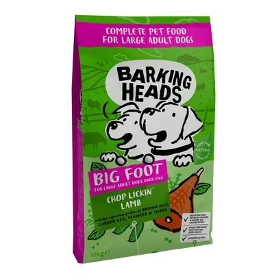 Сухой корм BARKING HEADS CHOP LICKIN LAMB для собак крупных пород с ягненком и рисом "Мечты о ягненке" 18121