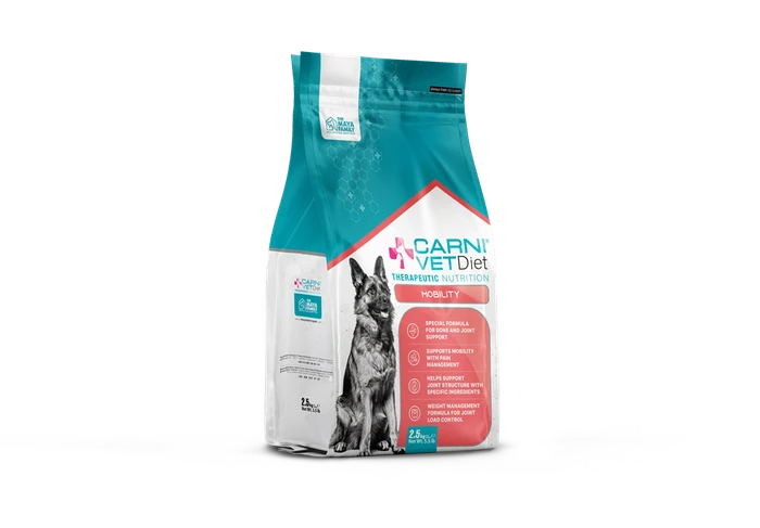 Сухой корм Carni Vet Diet для взрослых собак средних и крупных пород с курицей, индейкой и уткой для поддержания здоровья суставов Mobility