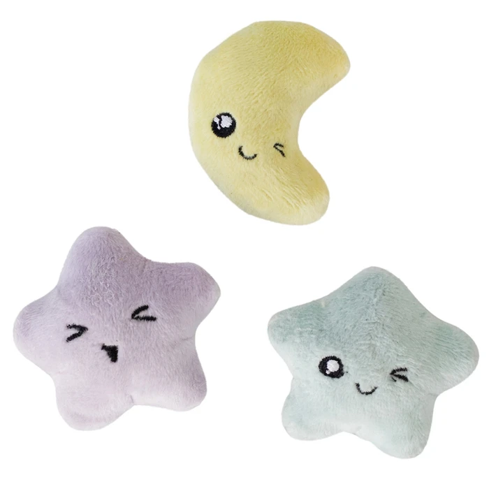 Игрушка Petstages для кошек "Звездочки и луна", 3 шт в комплекте 70381M