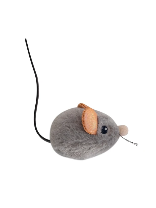 Игрушка Petstages для кошек "Мышка со звуком" с кошачьей мятой 4 см 70377M