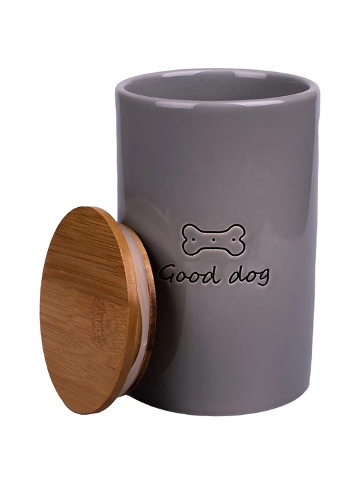 Бокс Mr.Kranch GOOD DOG керамический для хранения лакомств и корма для собак 850 мл MKR020701