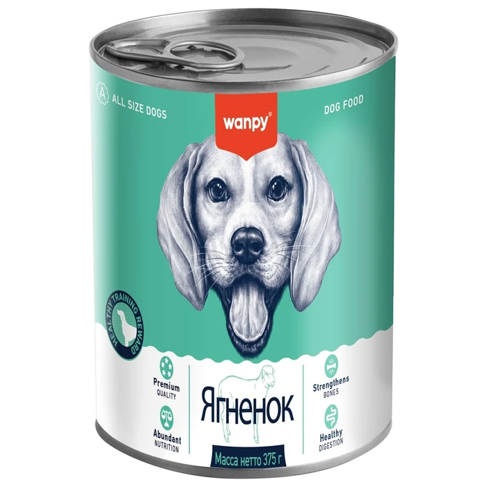 Консервы WANPY DOG для собак из ягненка LAMB FOR DOG TN-05
