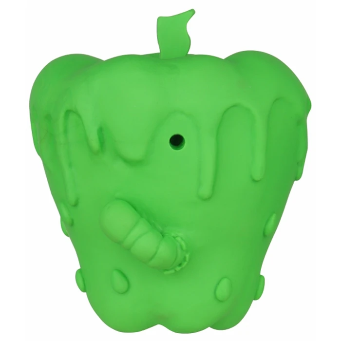 Игрушка для собак Mr.Kranch Яблоко с пищалкой с ароматом курицы 10 см MKR000402