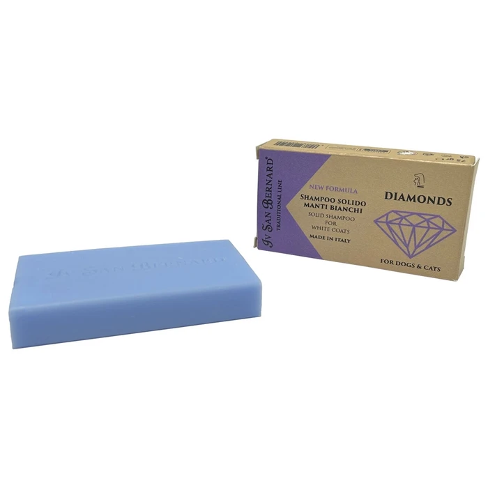 Шампунь-мыло Iv San Bernard Traditional Line Diamonds NEW отбеливание и восстановление яркости окраса 75 г NDIAMOND