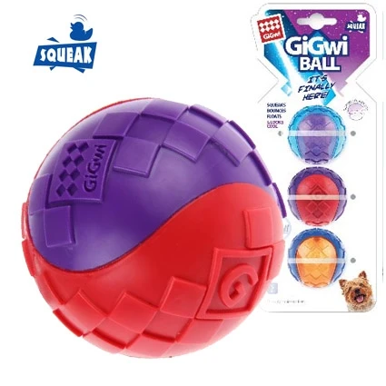 Игрушка для собак GIGWI G-BALL 3 мяча с пищалкой 5 см 75326