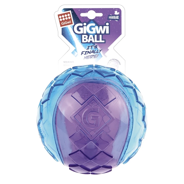 Игрушка для собак GIGWI Мяч с пищалкой 8 см 75513