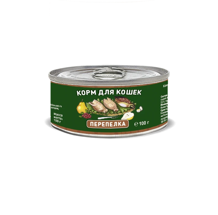 Консервы Solid Natura Holistic для кошек Перепёлка в желе 116550