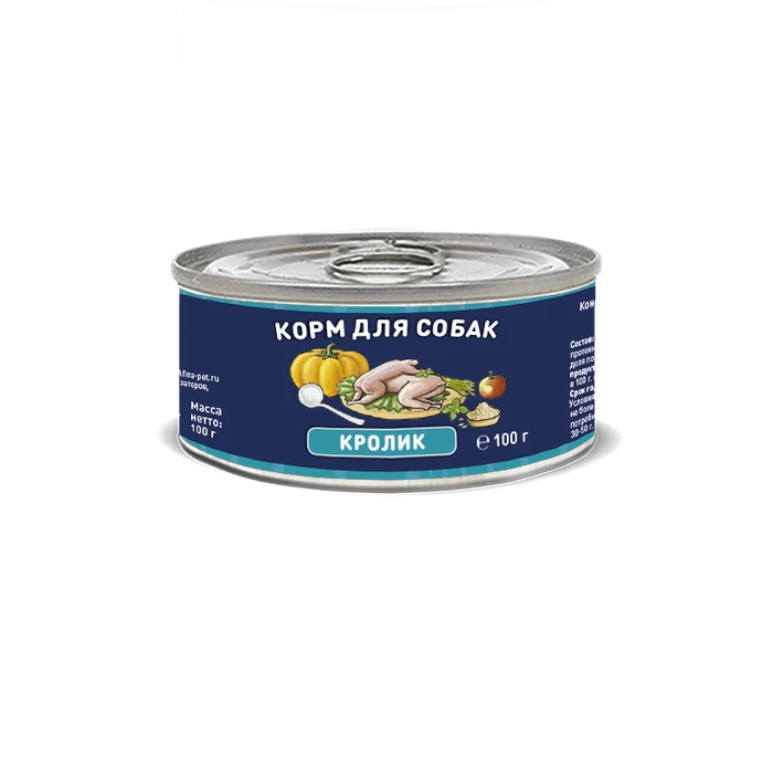 Консервы Solid Natura Holistic для собак Кролик 116542