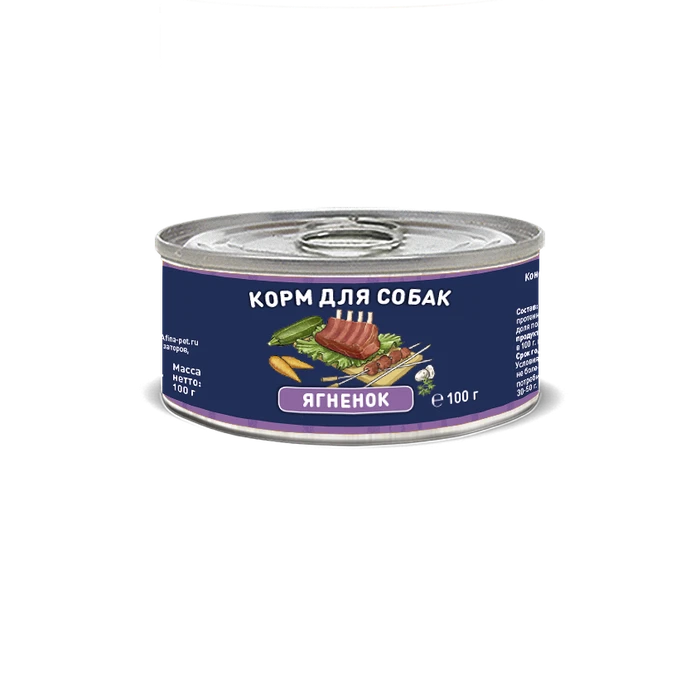 Консервы Solid Natura Holistic для собак Ягненок 116556
