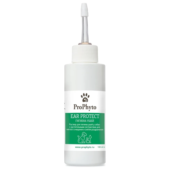 Раствор ProPhyto EAR PROTECT для чистки ушей собак и кошек с противовоспалительными свойствами PP91100113