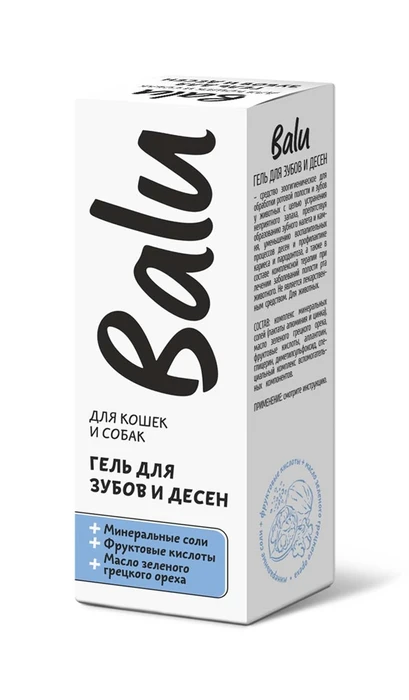 Гигиенический гель Balu для зубов и десен кошек и собак 00-00000217