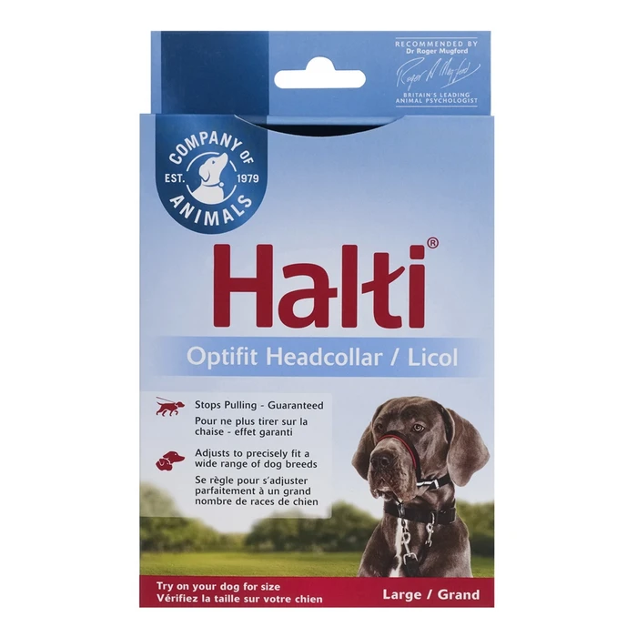 Недоуздок для собак COA "HALTI Optifit Headcollar", 48-64 см, размер L 26205/COA