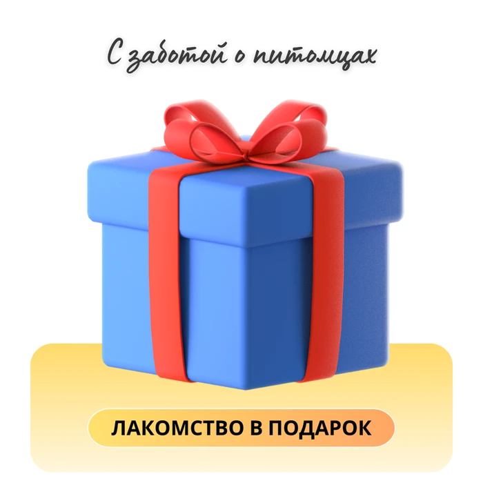 Лакомство в подарок! present