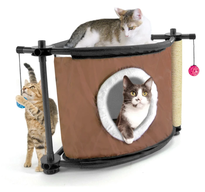 Игровой комплекс с когтеточкой Kitty City для кошек: Сонное царство.  Sleepy Corner : 44*45*45см, с 23061