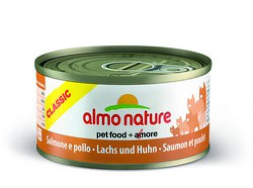 Консервы ALMO NATURE Classic Adult Cat Salmon Chicken для взрослых кошек с лососем и курицей 26486