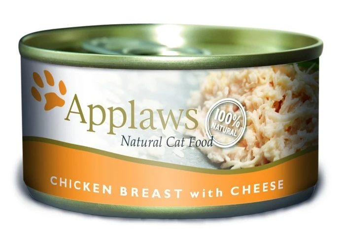 Консервы APPLAWS для взрослых кошек с куриной грудкой и сыром Cat Chicken Breast/Cheese 24330