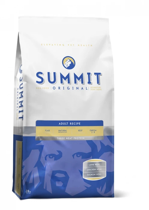 Сухой корм SUMMIT ORIGINAL для собак три вида мяса c цыпленком лососем и ягненком Three Meat Adult Recipe DF 10380
