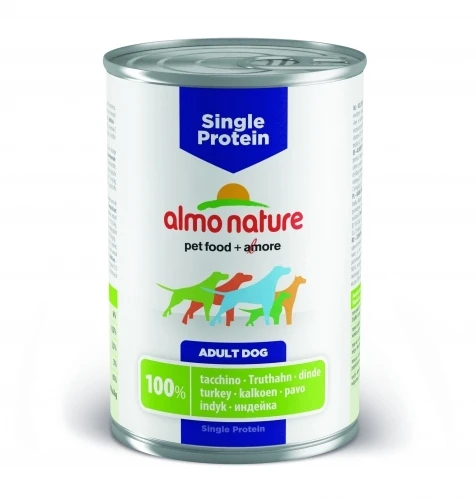 Консервы ALMO NATURE Single protein Turkey для собак с чувствительным пищеварением с индейкой 10730