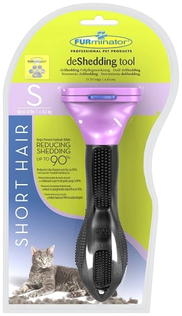 FURminator для кошек маленьких короткошерстных пород Short Hair Small Cat 4 см 113140