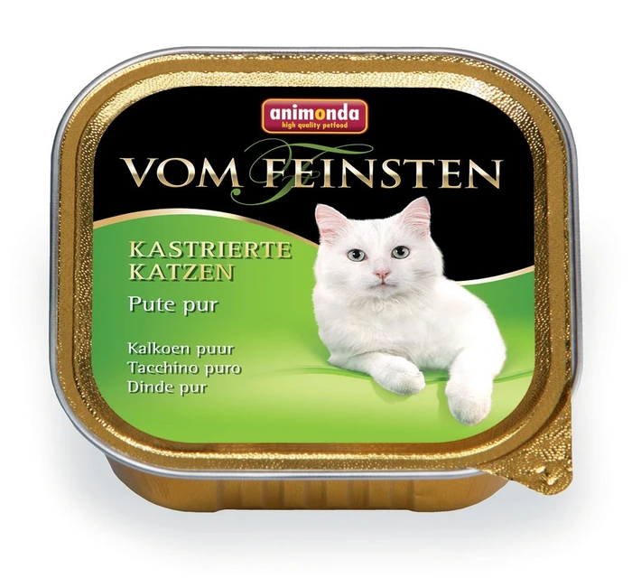 Консервы ANIMONDA Vom Feinsten Adult для кастрированных кошек с отборной индейкой 83856/23435