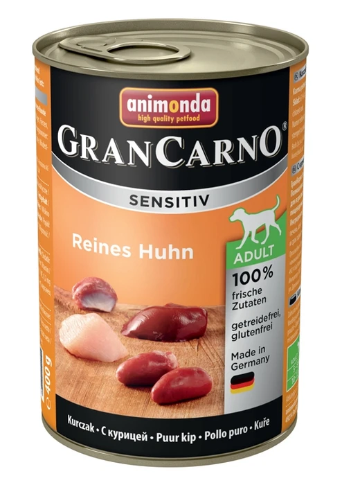 Консервы ANIMONDA GranCarno Sensitiv для чувствительных собак c курицей 82402