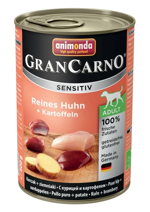 Консервы ANIMONDA GranCarno Sensitiv для чувствительных собак c курицей и картофелем 82403