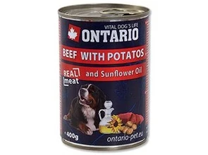 {{photo.Alt || photo.Description || 'Консервы ONTARIO для собак с говядиной и картофелем'}}