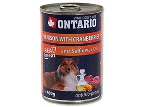 {{photo.Alt || photo.Description || 'Консервы ONTARIO для собак с олениной и клюквой'}}