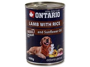 {{photo.Alt || photo.Description || 'Консервы ONTARIO для собак с ягненком и рисом Lamb, Rice, Sunflower Oil'}}