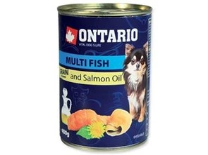 Консервы ONTARIO для собак с рыбой Multi Fish and Salmon oil 46642