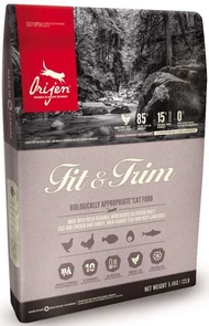 Беззерновой сухой корм ORIJEN Cat Fit and Trim для взрослых кошек с избыточным весом беззерновой 63531