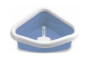 Туалет угловой Stefanplast Sprint Corner, с рамкой и совочком, 40*56*14см 21413