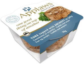 Консервы APPLAWS Tuna with Anchovy Layer pot для взрослых кошек тунец и анчоус в желе 20501