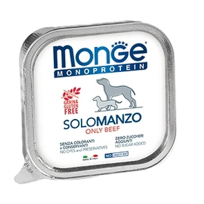 {{photo.Alt || photo.Description || 'Паштет MONGE Monoprotein Solo для собак с говядиной Solomanzo Only Beef'}}
