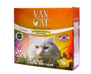 Комкующийся наполнитель VAN CAT натуральный без пыли и запаха (коробка) 10 кг 20241
