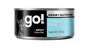 Консервы GO! NATURAL Grain Free Turkey Pate CF для взрослых кошек с индейкой