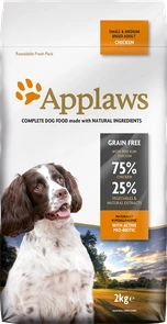 {{photo.Alt || photo.Description || 'Беззерновой сухой корм APPLAWS Dry Dog Chicken Small/Medium Breed Adult для собак малых и средних пород с курицей и овощами'}}