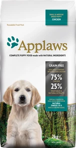 {{photo.Alt || photo.Description || 'Беззерновой сухой корм APPLAWS Dry Dog Chicken Small/Medium Breed Puppy для щенков малых и средних пород с курицей и овощами'}}