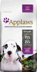Беззерновой сухой корм APPLAWS Dry Dog Chicken Large Breed Puppy для щенков крупных пород с курицей и овощами 10302