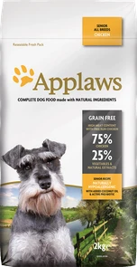 {{photo.Alt || photo.Description || 'Беззерновой сухой корм APPLAWS Dry Dog Chicken Senior для пожилых собак с курицей и овощами'}}