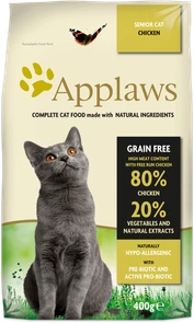 {{photo.Alt || photo.Description || 'Беззерновой сухой корм APPLAWS для пожилых кошек с курицей и овощами (Dry Cat Senior)'}}