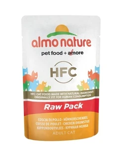 {{photo.Alt || photo.Description || 'Пауч ALMO NATURE для взрослых кошек с куриной ножкой 75% мяса Classic Raw Pack – Chicken Drumstick'}}