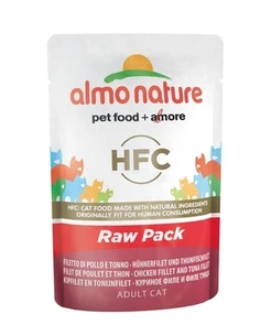 {{photo.Alt || photo.Description || 'Пауч ALMO NATURE для взрослых кошек "Филе тунца с курицей" 75% мяса Classic Raw Pack – Chicken and Tuna Fillets'}}