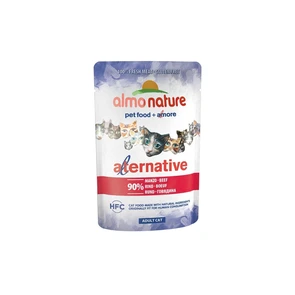 {{photo.Alt || photo.Description || 'Пауч ALMO NATURE Alternative – Beef для взрослых кошек с говядиной 90% мяса'}}