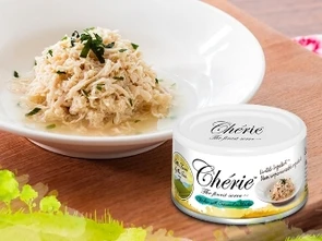 {{photo.Alt || photo.Description || 'Консервы PETTRIC Cherie для кошек с курицей с морскими водорослями Little Farm by the Sea Chicken with seaweed'}}