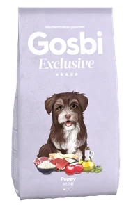 Низкозерновой cухой корм GOSBI Exclusive для щенков малых пород с курицей, рыбой и ягненком 11521
