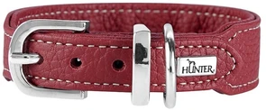Hunter ошейник для собак Cannes Mini 32 (23-28)/2,5 см натуральная кожа бордовый 64701
