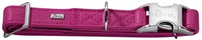 Hunter ошейник для собак Capri Alu-Strong L (45-65 см) 2,5 см натуральная кожа малиновый 63858