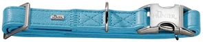 Hunter ошейник для собак Capri Alu-Strong M (40-55)/2,5 см натуральная кожа бирюзовый 63863